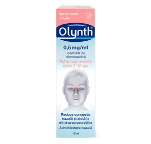 Olynth spray nazal pentru copii, 0.5 mg, 10 ml, Johnson&Johnson