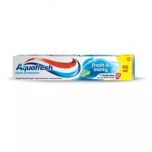 Pasta de dinti cu tripla protectie Fresh & Minty, 125 ml, Aquafresh