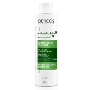 Sampon anti-matreata pentru par normal-gras Dercos, 390 ml, Vichy - Img 1