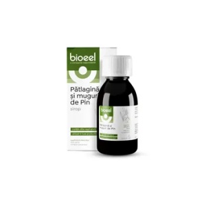 Sirop de patlagina si muguri de pin, 120 ml, Bioeel