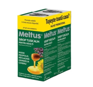 Solacium Meltus Sirop Tusicalm Adulti 100ml Pachet 1+1 Gratis - Img 2
