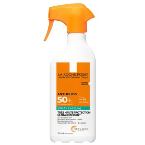 Spray de corp cu SPF 50+ fara parfum Family Anthelios, 300 ml, La Roche-Posay