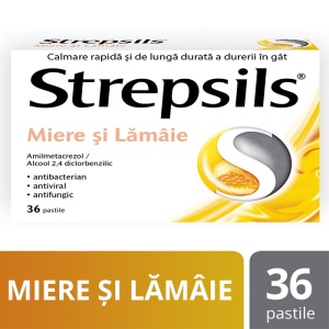 Strepsils Miere Si Lamaie Ctx36 Cpr