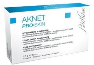Supliment alimentar pentru acnee Aknet Pro Skin, 30 comprimate, BioNike