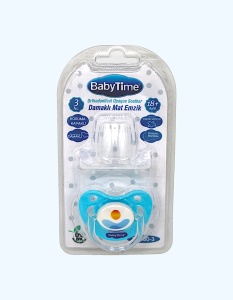 Suzeta Silicon Rotunda Capac Candy Nr.3 18+ Luni , Baby Time