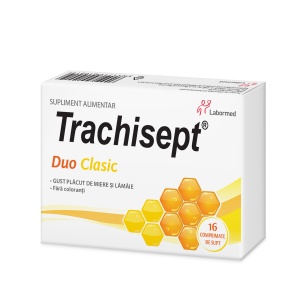 Trachisept Duo Clasic, 16 comprimate, Labormed - Img 1