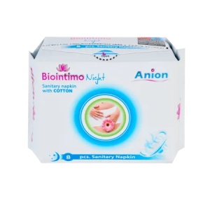 Absorbante de noapte, 8 bucati, Biointimo