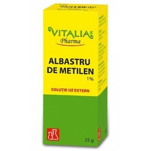 Albastru de metilen, 1%, 25 g, Vitalia