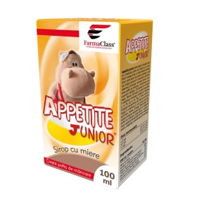 Appetite Junior sirop cu miere , 100 ml, FarmaClass