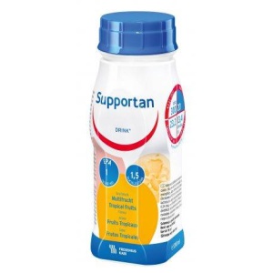 Bautura cu aroma de fructe tropicale Supportan, 4 x 200 ml, Fresenius Kabi