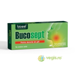 Bucosept, gat relaxat si respiratie usoara, 20 comprimate, Bioeel
