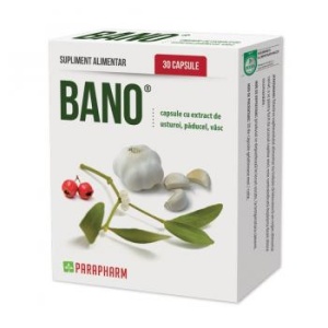 Capsule cu extract de Usturoi cu Paducel si Vasc, 30 capsule, Parapharm