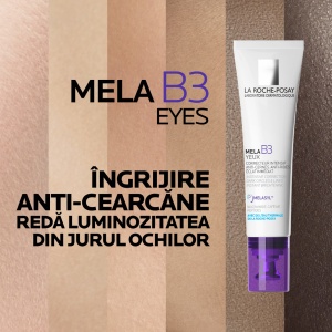 Crema corectare intensiva a cearcanelor si a liniilor fine Mela B3, 15 ml, La Roche-Posay - Img 3