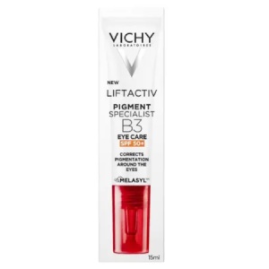 Crema cu efect antirid pentru conturul ochilor cu SPF 50 Liftactiv B3, 15 ml, Vichy