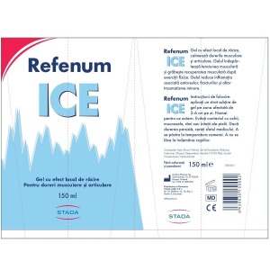 Gel cu efect de racire Refenum Ice, 150 ml, Stada - Img 2