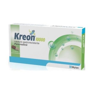 Kreon, 10000, 20 capsule gastrorezistente, Viatris