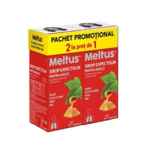 Pachet promo Solacium Meltus Sirop Expectolin Adulti 100ml 1+1 Gratis