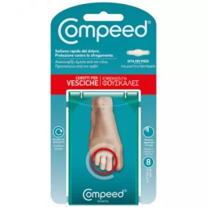 Plasturi interdigitali pentru basici Blister Toes, 8 bucati, Compeed