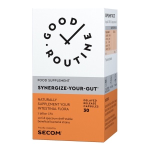 Probiotic si prebiotic Synergize Your Gut Good Routine, 30 capsule, Secom - Img 2
