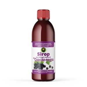 Sirop de Coacaz negru fara zahar, 500ml, Hypericum