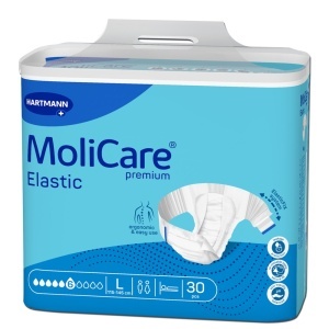 Slip pentru incontinenta MoliCare Premium Elastic 6 PIC marime L(165273), 30 bucati, Hartmann