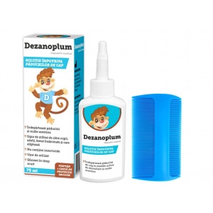 Solutie impotriva paduchilor Dezanoplum, 75 ml, Zdrovit