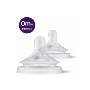 Tetina Philips Avent Natural Response, 0 luni+, debit 2, 2 bucati, SCY962/02, Philips