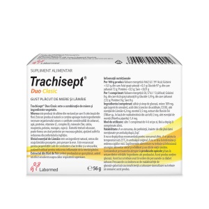 Trachisept Duo Clasic, 16 comprimate, Labormed - Img 2