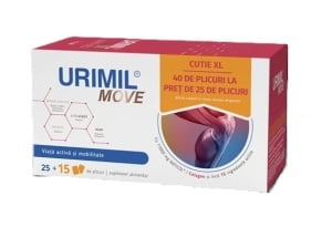 Urimil Move, 25 + 15 plicuri, Naturpharma