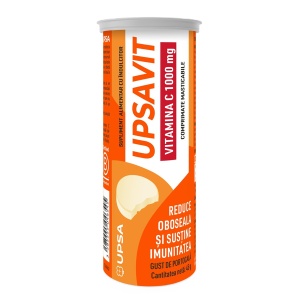 Vitamina C Upsavit, 15 comprimate masticabile, Upsa