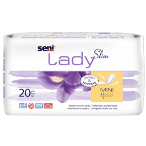 Absorbante zilnice Lady Slim, Mini Plus, 20 bucati, Seni