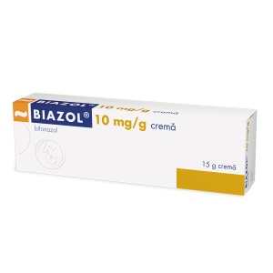 Biazol crema, 10 mg/g, 15 g, Gedeon Richter