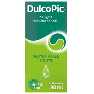 Dulcopic, 7,5 mg/ml picături orale soluţie, 30 ml, Sanofi