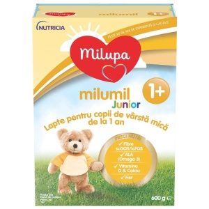 Formula de lapte Milumil Junior, +1 an, 600 g, Milupa