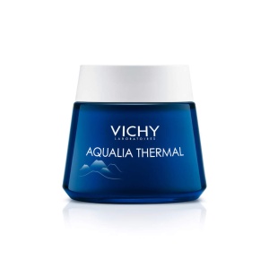 Gel-crema hidratant de noapte cu efect anti-oboseala Aqualia Thermal SPA, 75 ml, Vichy