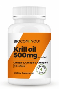 Krill Oil 50 mg, 60 capsule, Biocom