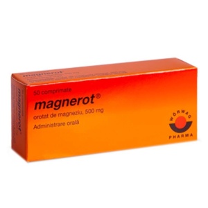 Magnerot, 500 mg, 50 comprimate, Worwag Pharma