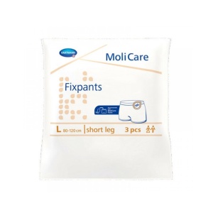 Pantaloni pentru fixarea tampoanelor MoliCare Fixpants short leg, L 80-120cm (947748), 3 bucati, Hartmann