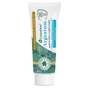 Pasta de dinti naturală 99,5% cu argila si argint, fara fluor, 20 ml , VivaNatura