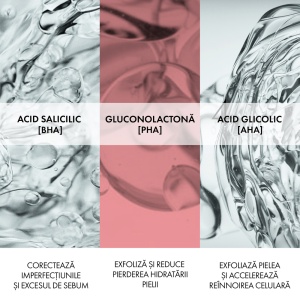 Serum de curatare exfoliant cu acid salicilic pentru ten gras cu tendinta acneica Normaderm, 125 ml, Vichy - Img 5