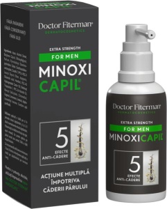 Spray impotriva caderii parului pentru barbati Minoxicapil Men, 60 ml, Doctor Fiterman - Img 1