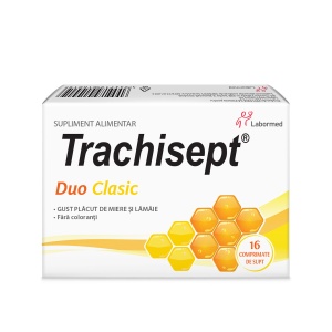 Trachisept Duo Clasic, 16 comprimate, Labormed - Img 3