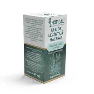 Ulei de Levantica macerat, 60 capsule moi, Hofigal