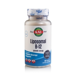 Vitamina B12 Liposomal Kal, 2500 mcg, 30 capsule vegetale, Secom