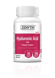 Acid Hyaluronic cu Collagen Complex, 30 capsule, Zenyth