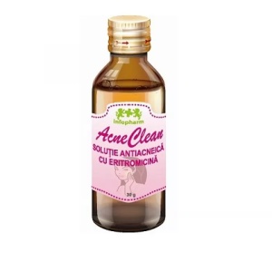 Acneclean Solutie Antiacneica cu Eritromicina 30g