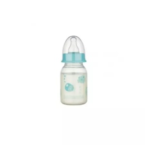 Biberon PP, fara BPA, decor animalute, 120ml, Babynova