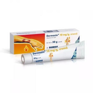 Dermazin cremă, 10mg/g, 50 g, Sandoz