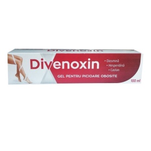 Divenoxin gel pentru picioare obosite, 100 ml, Zdrovit