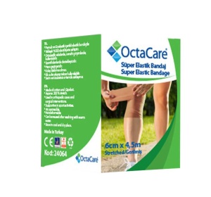 Fasa elastica cu elasticitate 200% Fesi Super, 6cm x 4.5 m, OctaCare